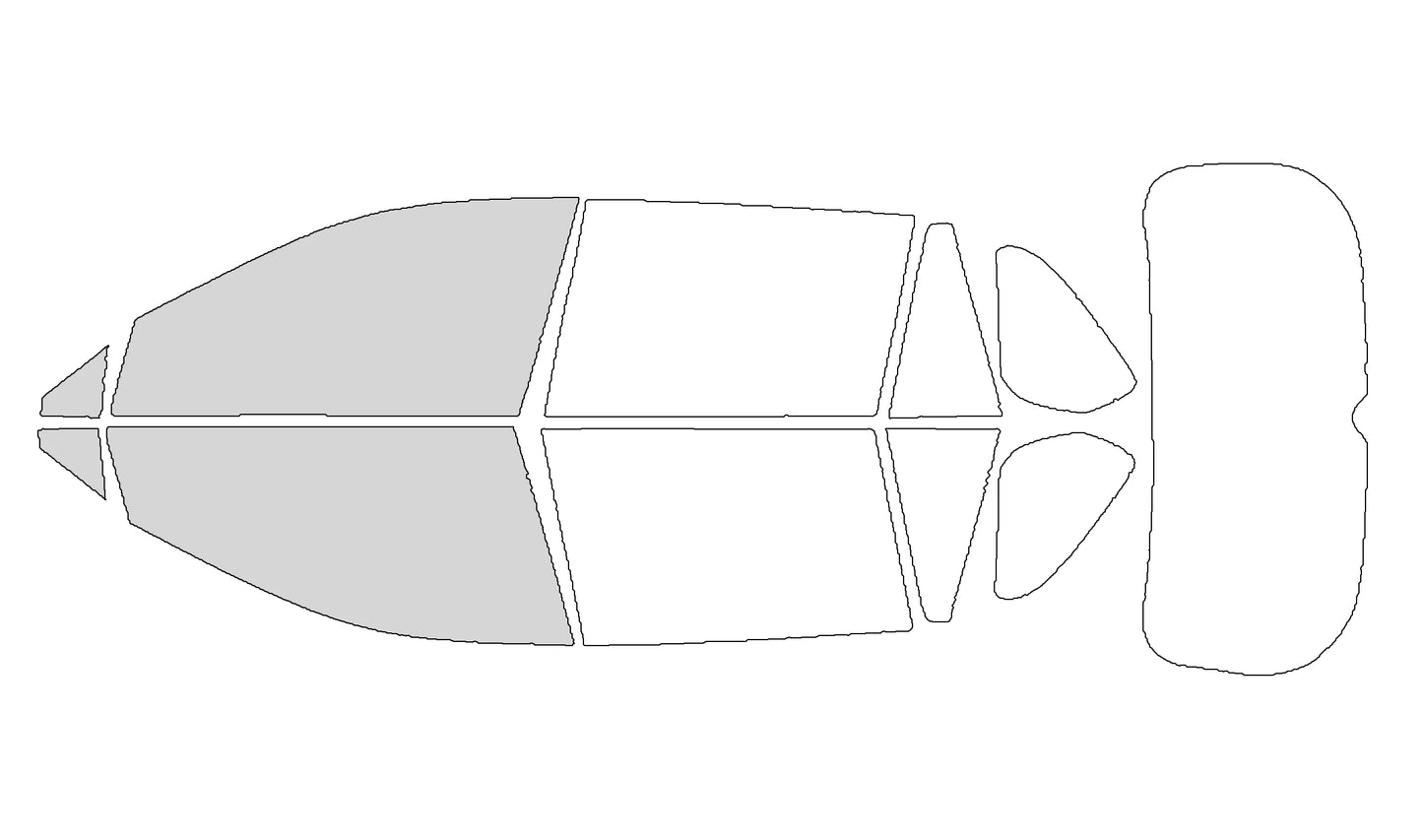 PreCut Window Tint Car For Toyota Rav4 2019-2025 Auto Sticker Sun UV-IR Blocking Heat & Glare 2Ply Windows Protector Films Shade