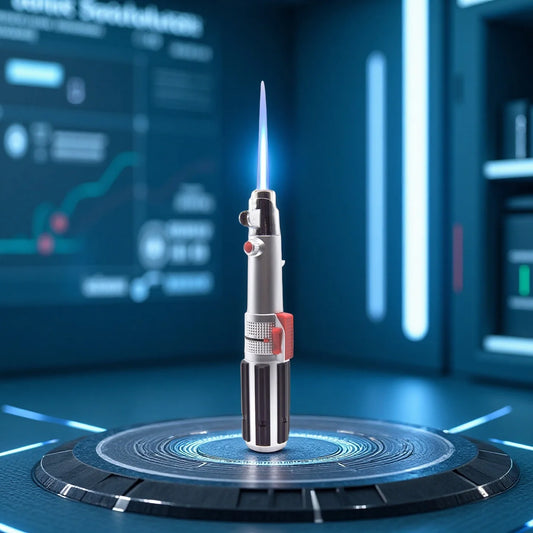 Windproof Dual-Flame Refillable Butane Torch Lighter with Adjustable Jet Wood Grain Design Cigarette Accessory Man Dad gift