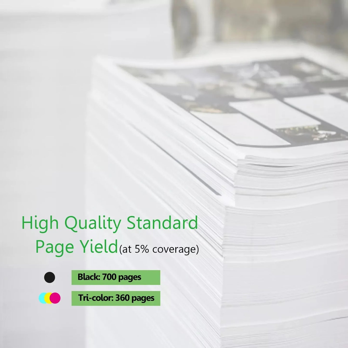 901XL Ink Cartridges High Yield Black Tri Color Replacement for HP Officejet Printers