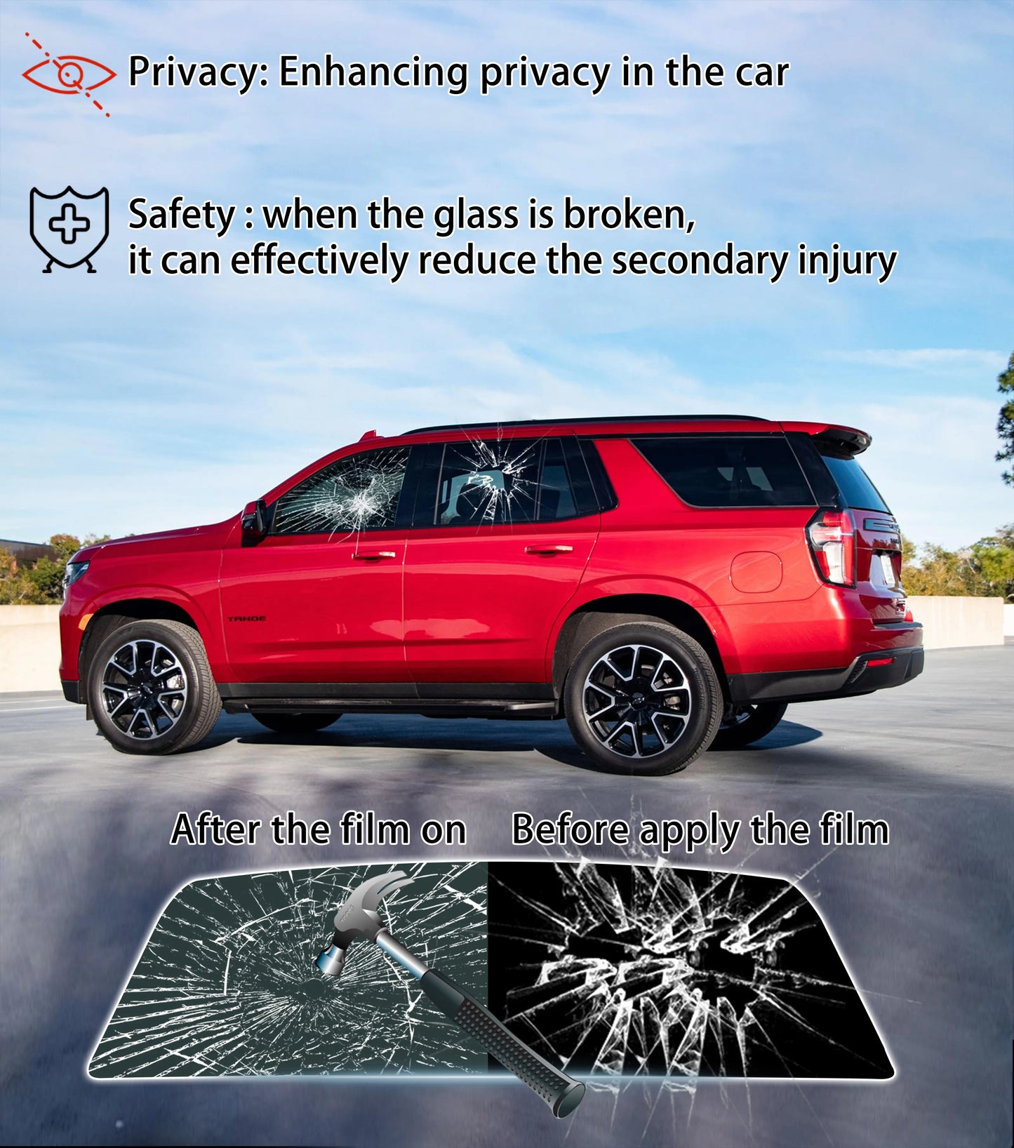 PreCut Window Tint Car For Toyota Rav4 2019-2025 Auto Sticker Sun UV-IR Blocking Heat & Glare 2Ply Windows Protector Films Shade