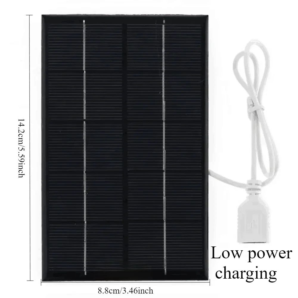Wholesale Solar Panel 1 to 14 Pieces USB Waterproof Outdoor Hiking Camping Portable Battery Mobile Phone Charging Bank Charging Panel