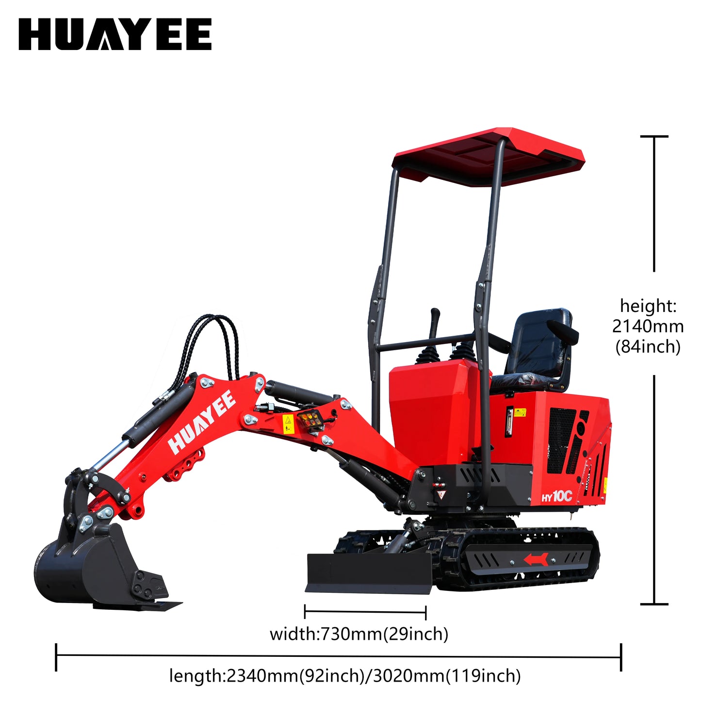 Mini Compact Excavator 13Point5HP Gasoline Engine Crawler