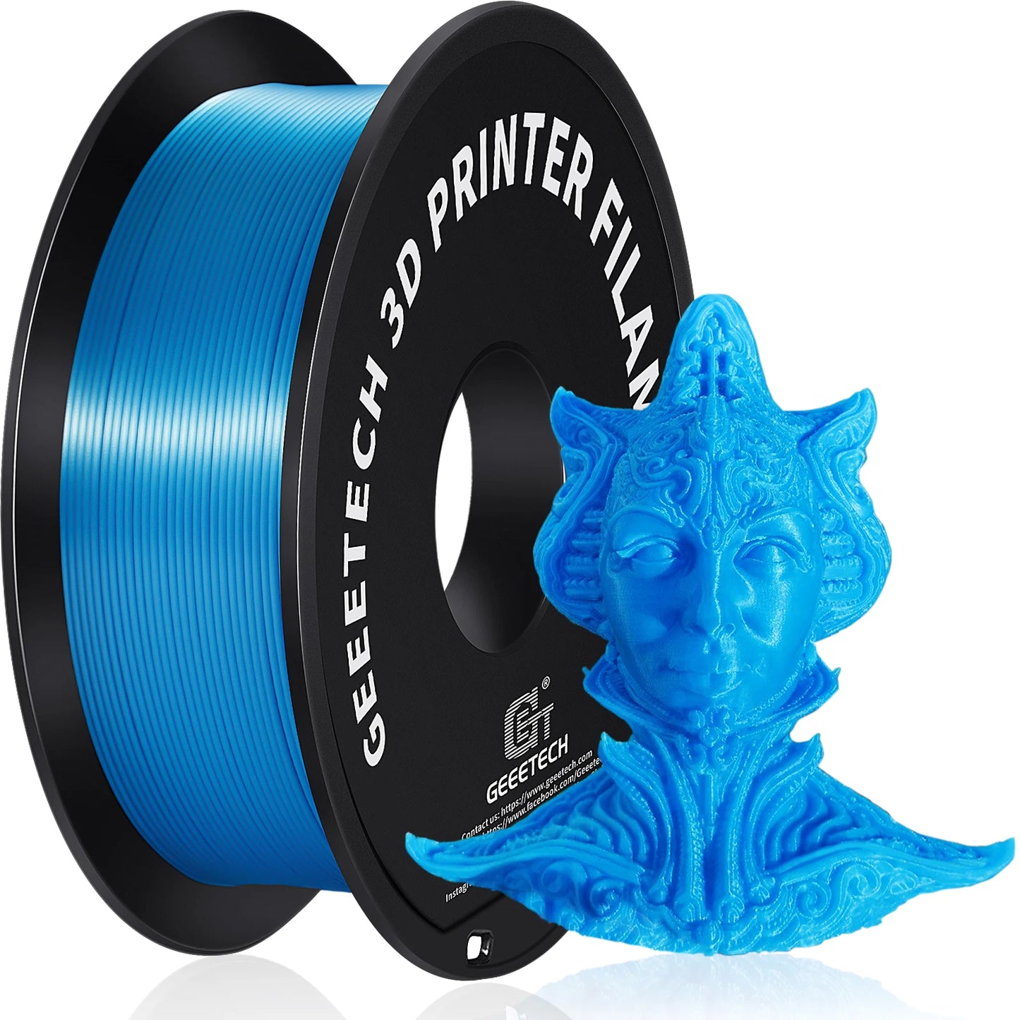Geeetech Silk PLA Filament 1.75mm For 3D Printers Premium