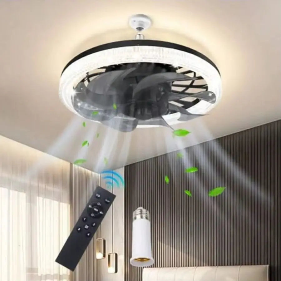 Ceiling Fans With Lights And Remote Modern Dimmable Fan Low Profile
