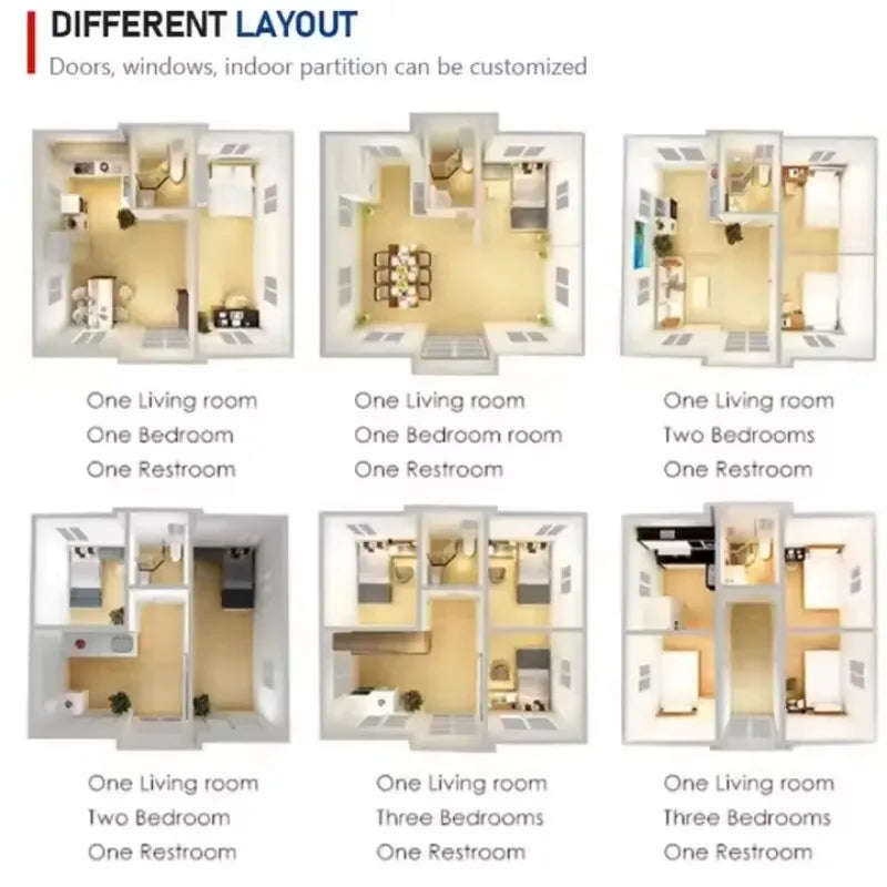 Professional Manufacture Readymade Container Houses Prefabricated Architecture Tiny House Expandable Detachable Container Home