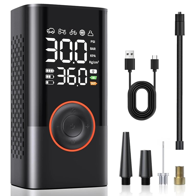 1 Piece Wireless Car Air Compressor Electric Tire Inflator Pump for Motorcycle Bicycle Boat Auto Tyre Balls Inflatable