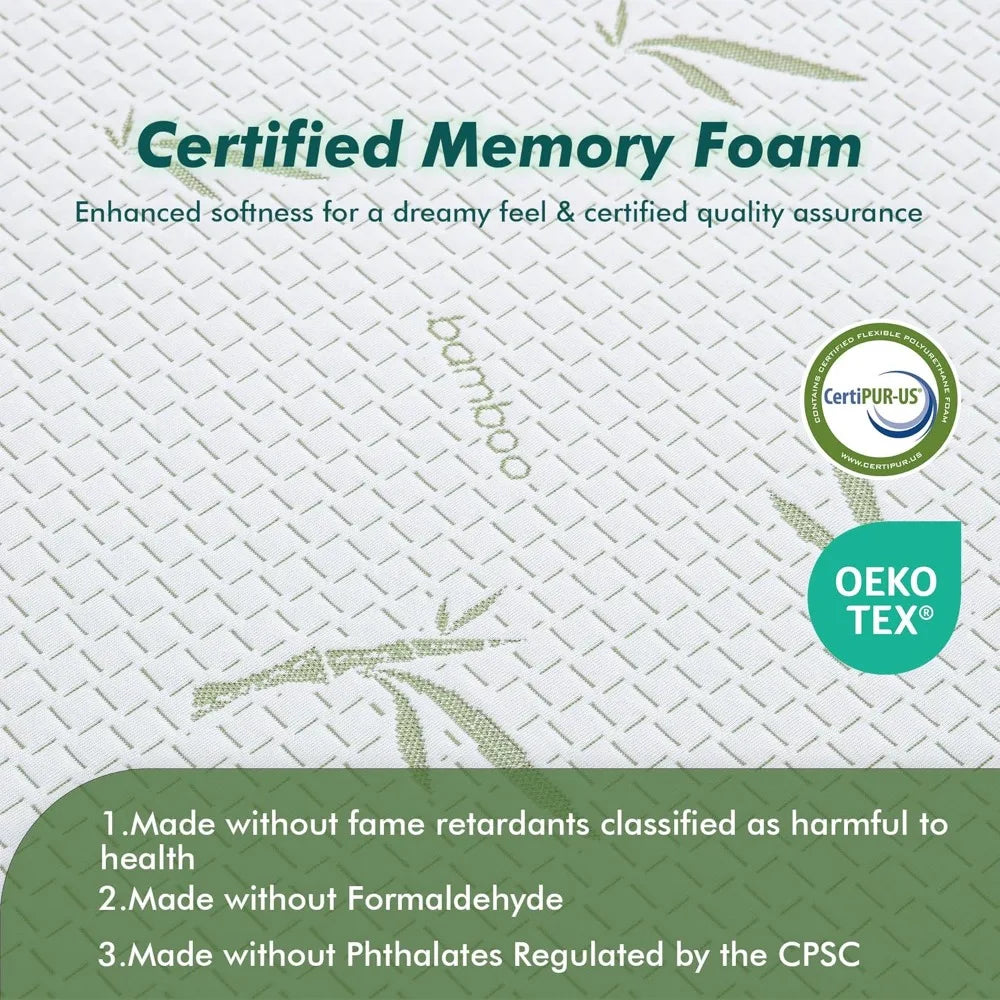 8 Inch Gel Memory Foam Mattress Medium Firm CertiPUR US Certified Mattress in Box