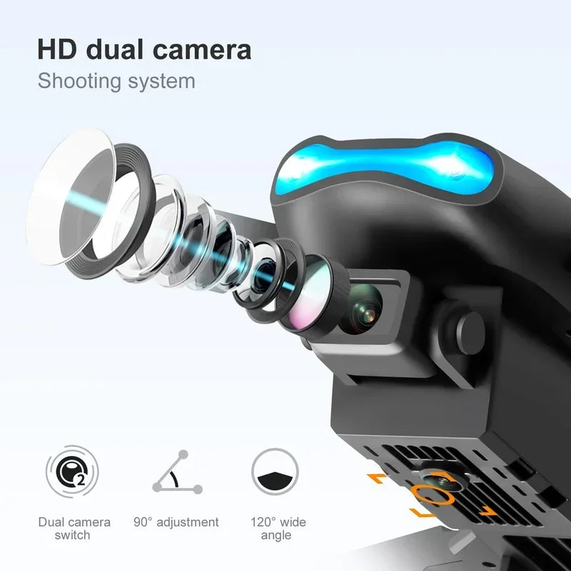New E99 Pro Drone GPS Professional 8K HD Camera FPV 5G Wifi Brushless Motor Foldable RC Quadcopter Obstacle Avoidance