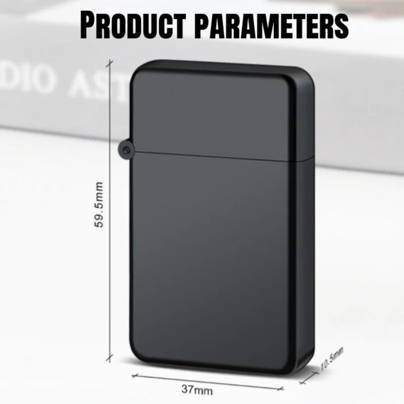 Creative Metal Jet Red Flame Gas Lighter Outdoor Windproof Portable Turbine Torch Lighter for Men's Gift Cigarette Accessories