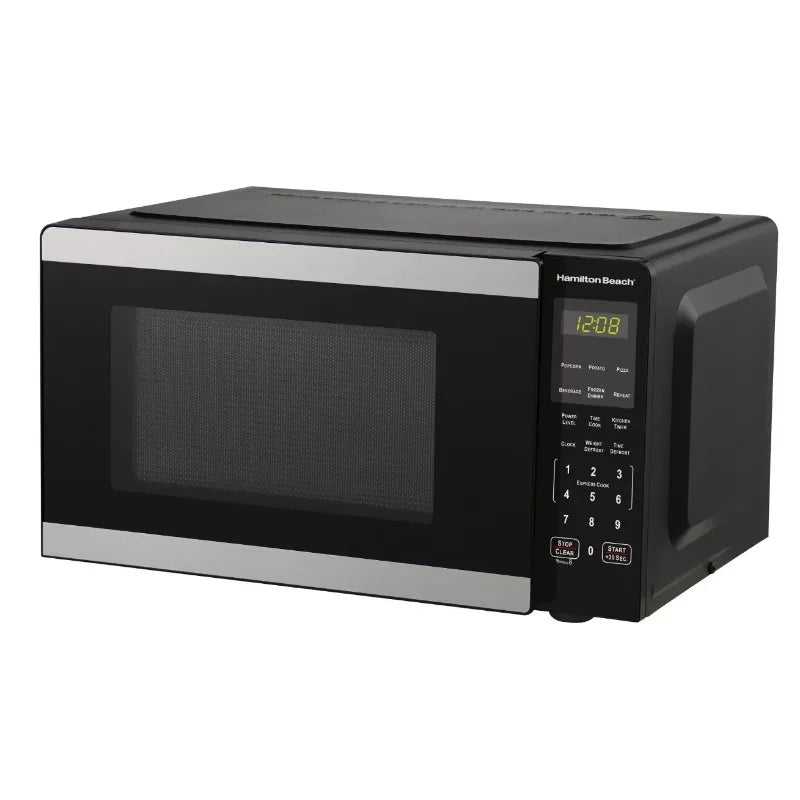 Hamilton Beach 0.9 Cu Ft Countertop Microwave Oven 900 Watts Stainless Steel