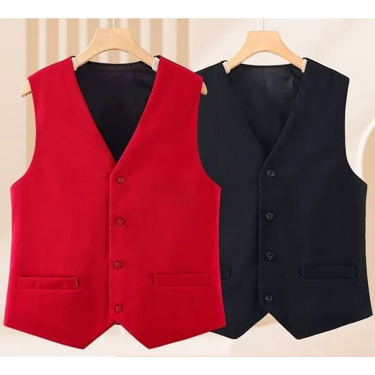 New In Office Lady Plus Size Waistcoat Matching Casual Chic Elegant Vest V Neck Sleeveless Tank Top Loose Coat Jacket