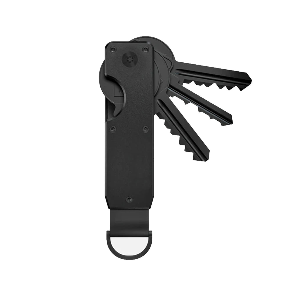 Key Organizer Compact Holder Metal Key Chain Minimalist Key Case for Keychain Secures 1 to 5 Keys