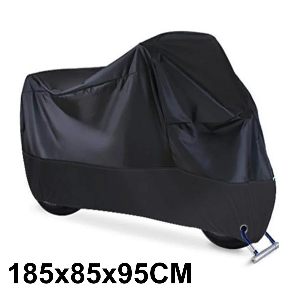 Motorcycle Cover Waterproof Outdoor Indoor Scooter Wear Resistant Fabric All Season Dustproof UV Protective