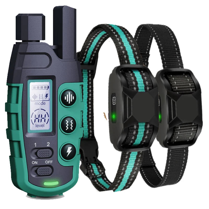 3300 Feet Electric Dog Training Collar Remote Control Waterproof for 5 to 120 Pounds Puppy with Shock and Vibration