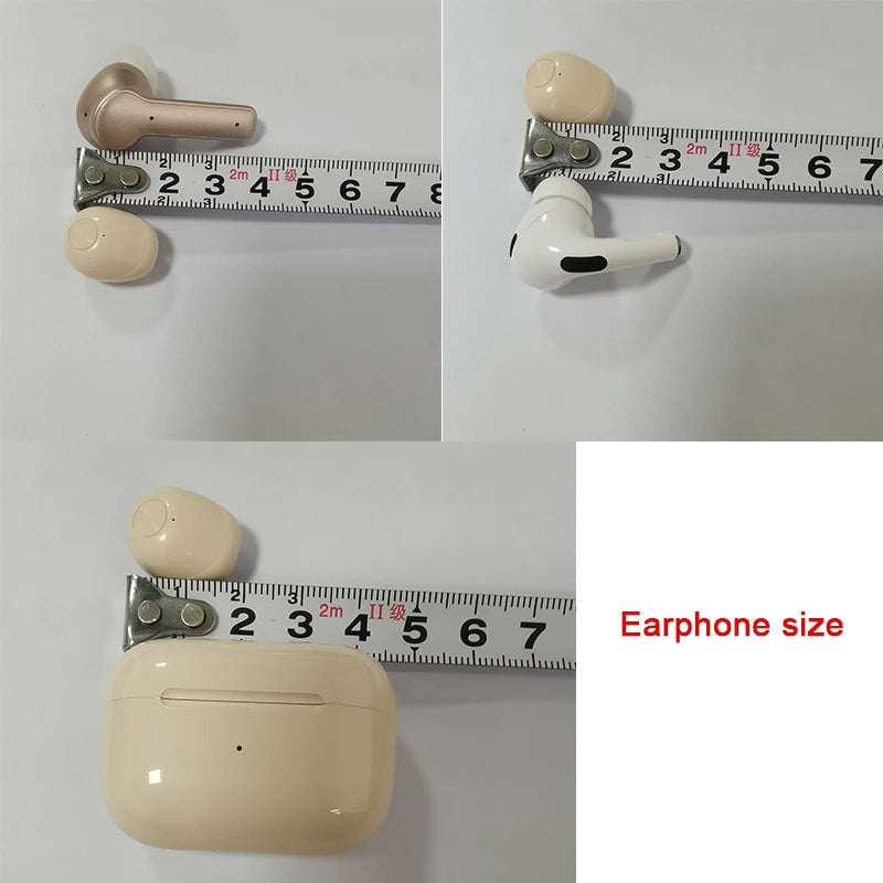 Invisible Earphones Mini Headphones Bluetooth TWS Wireless Sleep with Microphone HD Call Semi In Ear Earbuds Noise Reduction