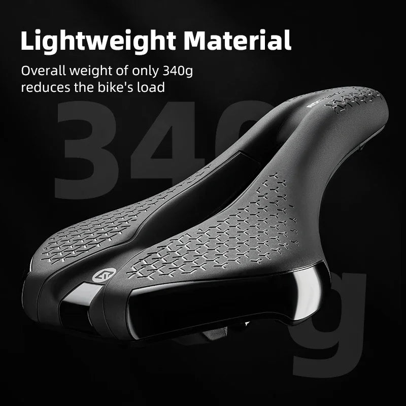Rockbros MTB Road Bike Saddle PU Leather Cushion Breathable