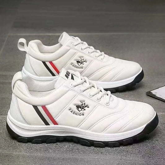 Choice Men Wear Resistant Running Shoes Leather Anti Slip