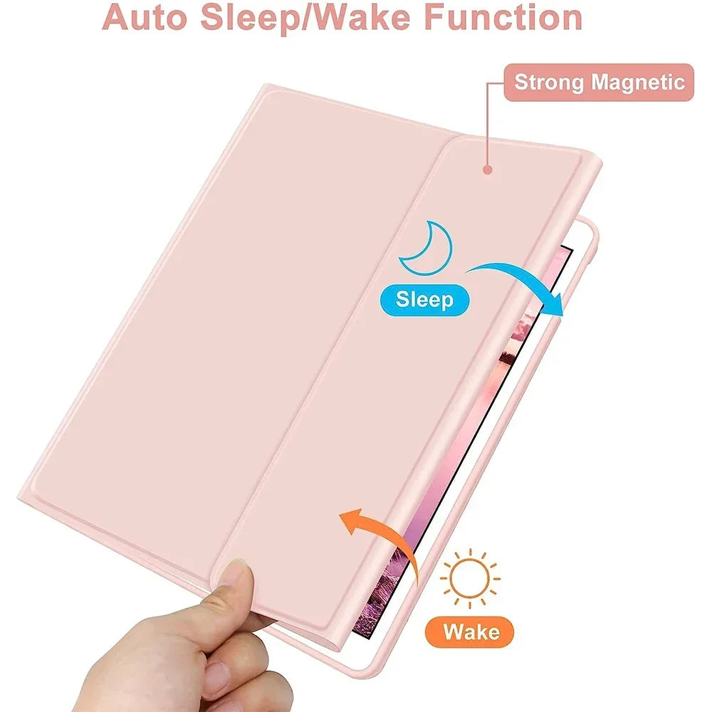 For iPad 10th Generation 2022 10.9 Inch Case with Detachable Wireless Bluetooth Keyboard and Tablet Cover