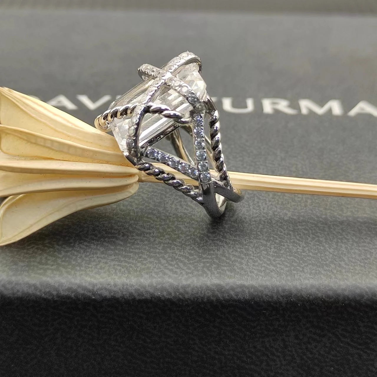 High Quality Stylish 925 Silver DY Latest Ring for Everyday Wear