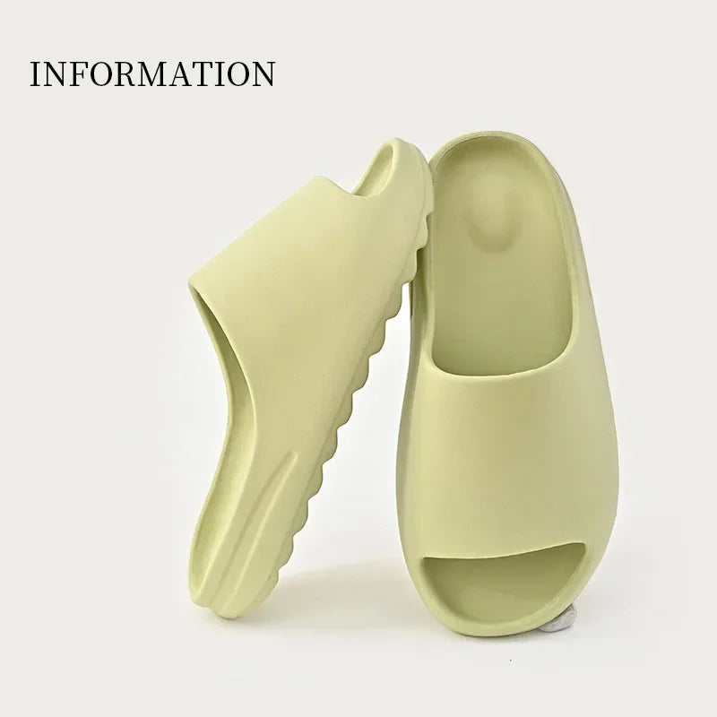 EVA Soft Thick Soled Slippers for Women Fashion Sandals Home Shoes Men's Beach Footwear