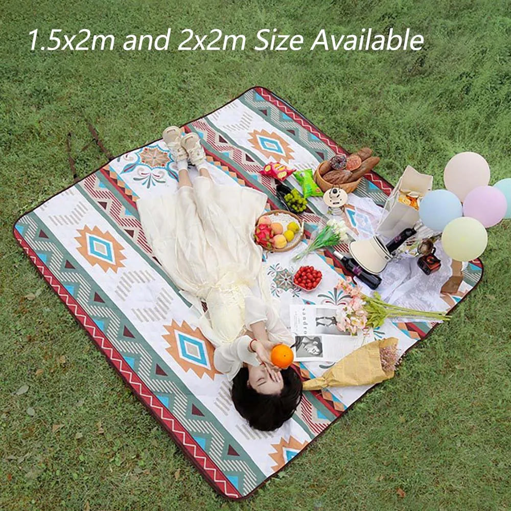 TARKA Big Size Camping Mat Thicken Picnic Pad Portable Folding Beach Mattress Outdoor Waterproof Moisture-proof Campsite Mats