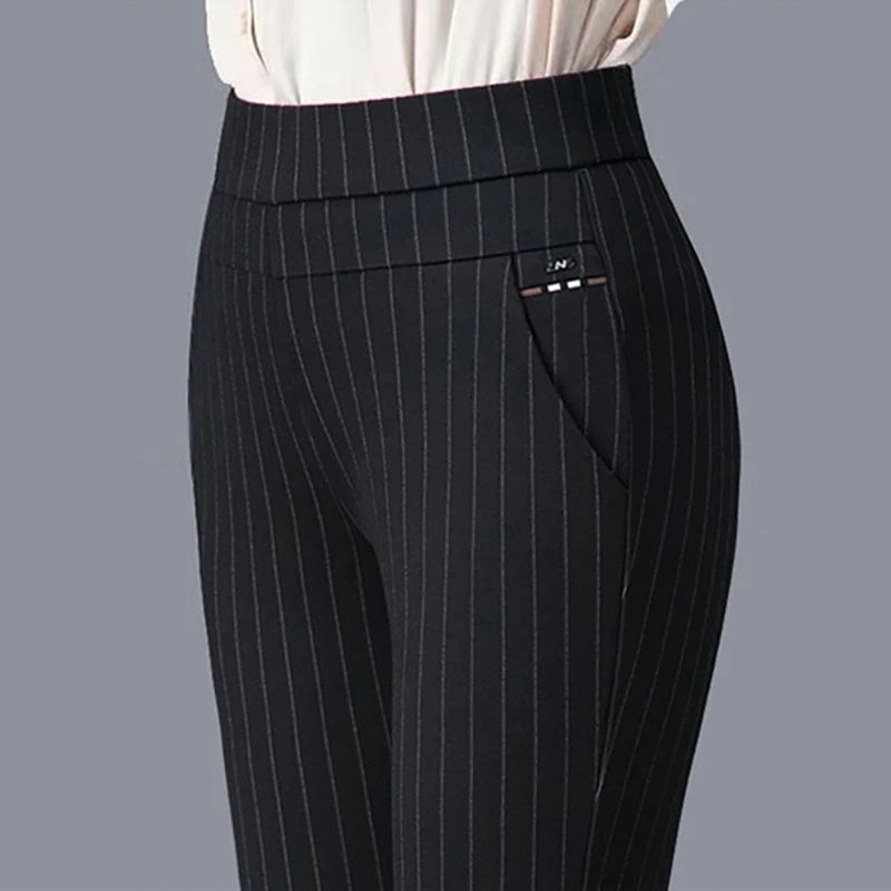 Thin and Thick Warm Winter Pencil Pants for Women Plush Stretch Lady OL Skinny Trousers Female Slim Fit Leggings