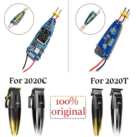 For JRL 2020C 2020T Hair Clipper Trimmer Original PCB Motherboard Battery Kit 20C 20T Replacement Accessories for Grooming Tools