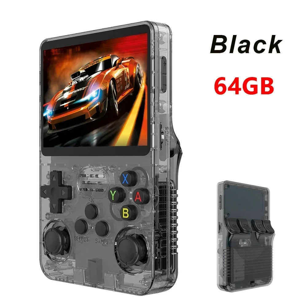 128GB Open Source R36S Video Game Console with 3.5 Inch Screen and 15000 Games