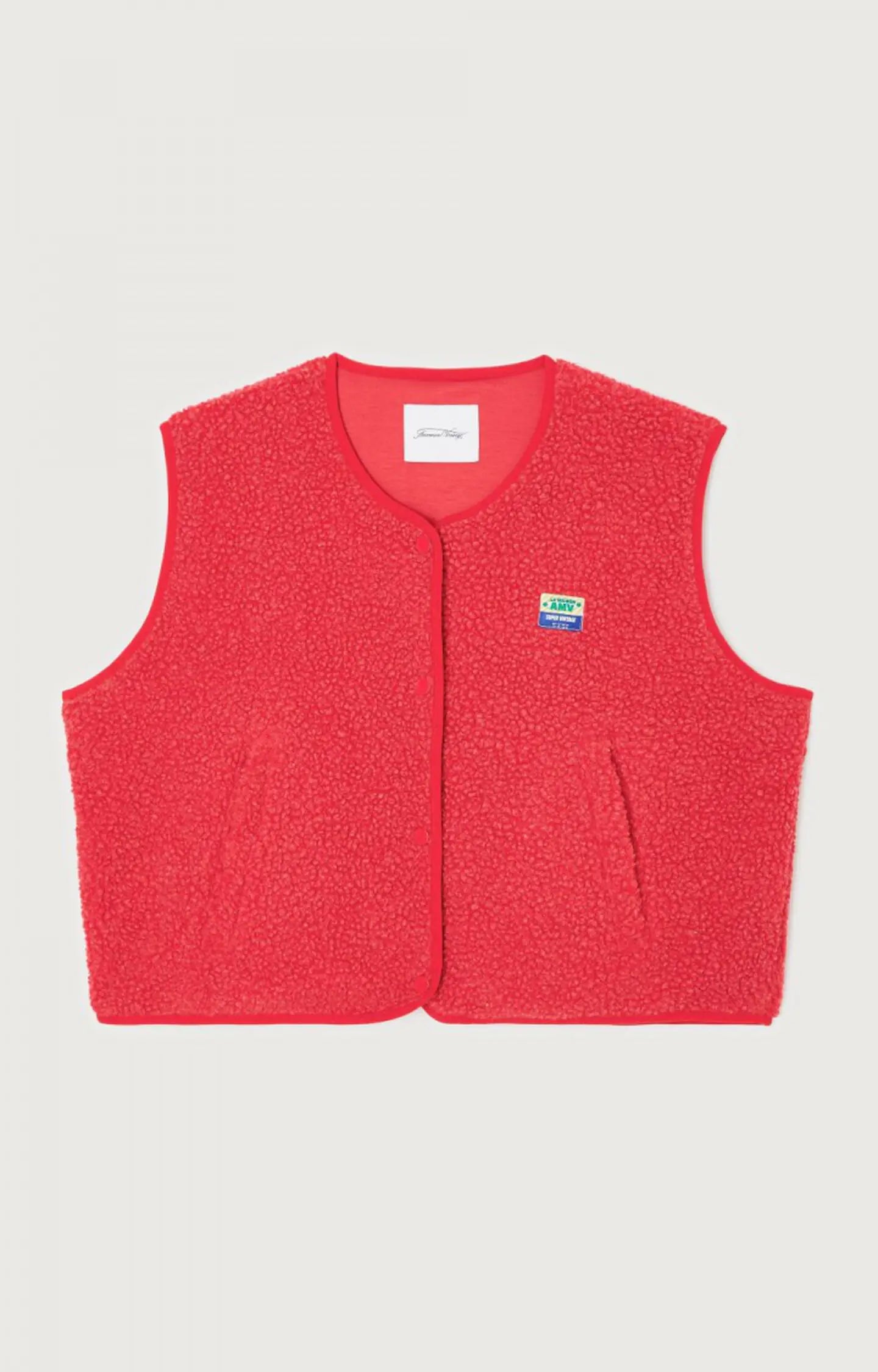 Fashion Casual Single Breasted Lamb Vest For Women Sleeveless Pockets O Neck Top 2025 Lady Spring Wool Blended Coat