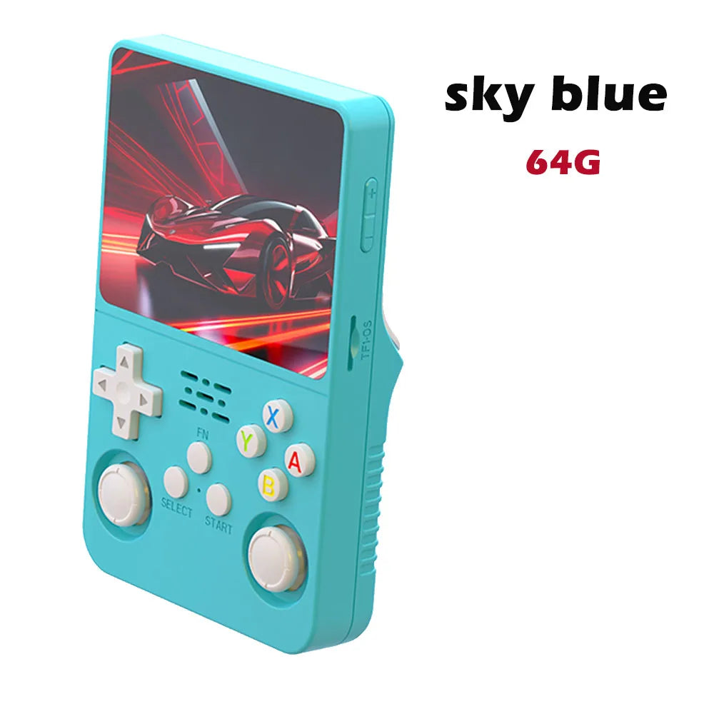 R36S Retro Handheld Video Game Console Linux System 3.5 Inch IPS Screen Portable Player 64GB 15000 Games