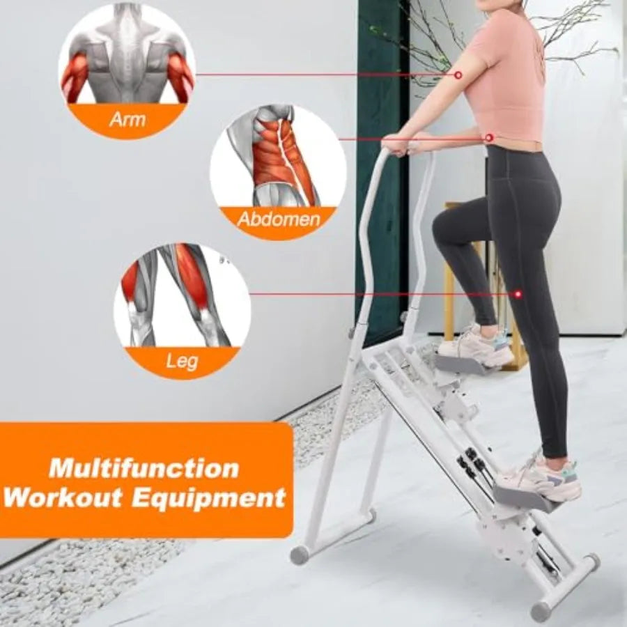 Hign-Concerned Folding Vertical Stair Stepper Home Workout