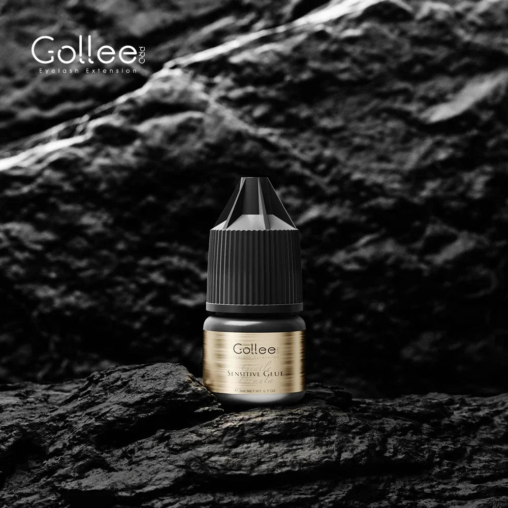 Gollee Cluster Lashes Glue No Irritation Eyelash Extension Fast Dry Adhesive for Home Use Professional Lash Extension Supplies