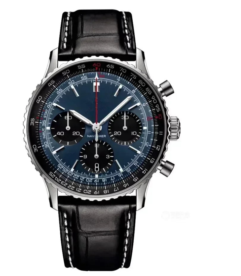 2025 Luxury Brand Men's High Quality Fashion Quartz Watch Multi-Function Chronograph Plastic Case Date Gift AAA Clocks