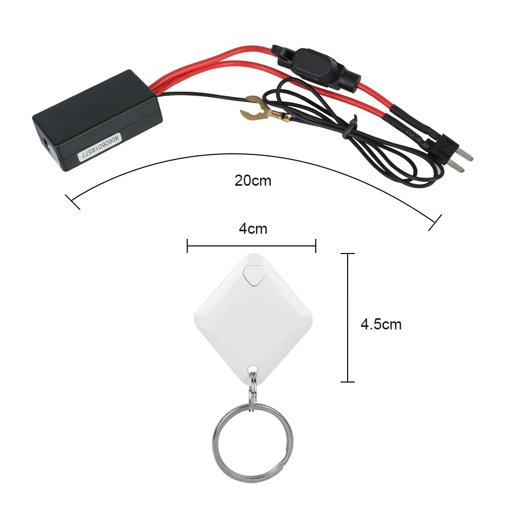 Gasline Car Motorcycle Wireless Anti Theft System 12V Engine Lock RFID M506 Immobilizer