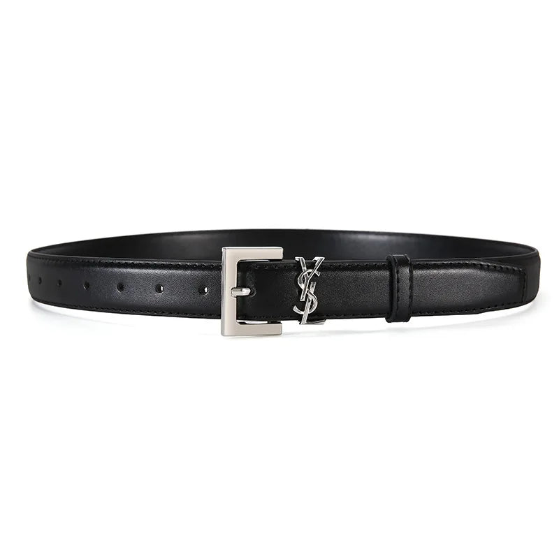 Classic Pin Buckle Women's Belt Korean Casual Thin Fashion Belt for Pants and Skirts
