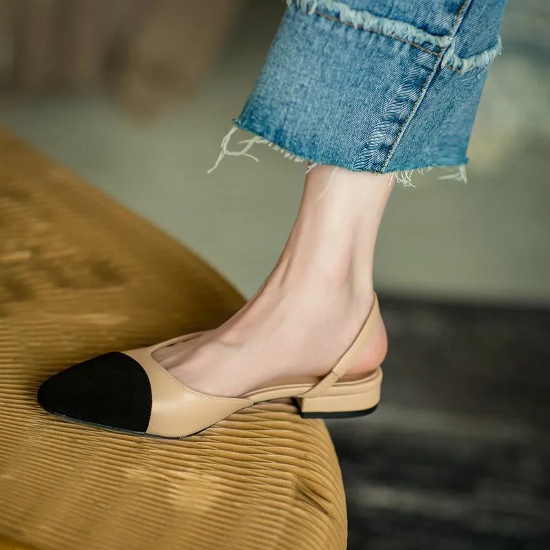 All Match Flat Shoes Women Sandals Non Slip Soft Leisure Shoes Mixed Colors Comfort Low Heel Femme Thick Bottom Designer Shoes