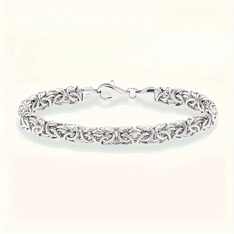 1PC Italian Chain Bracelet - Waterproof Unisex Jewelry for Daily Wear