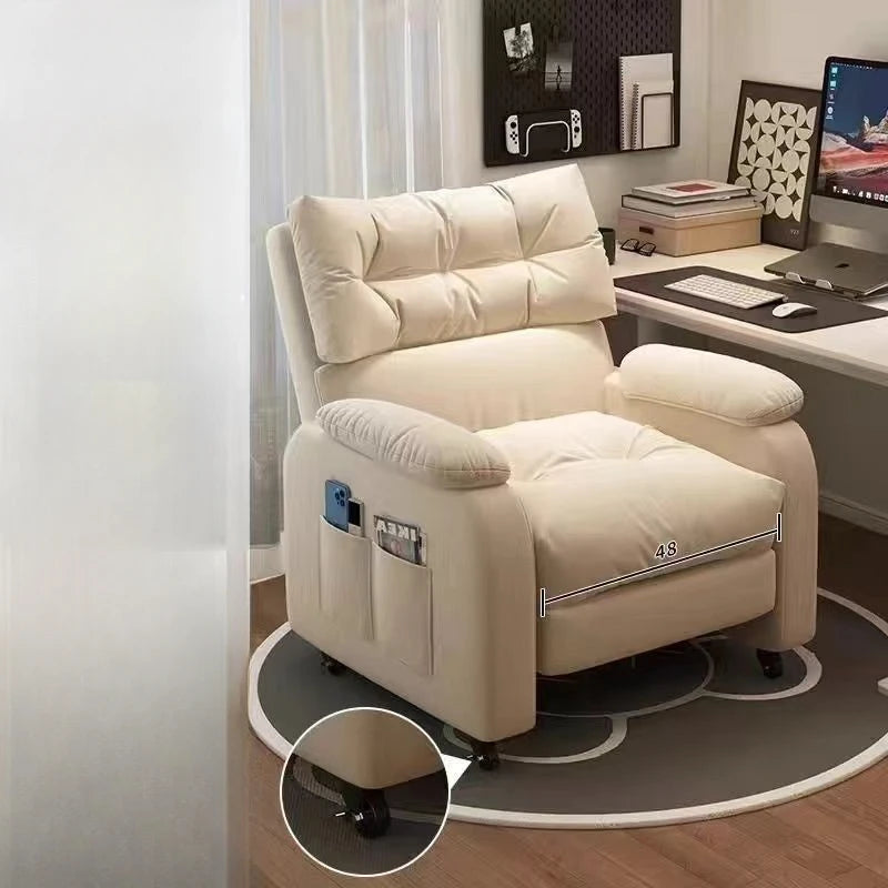 Computer Chair Home Comfortable Long-Sitting Chair Office Chair Internet Bar Gaming Chair Bedroom Lazy Sofa Single-Seat Sofa