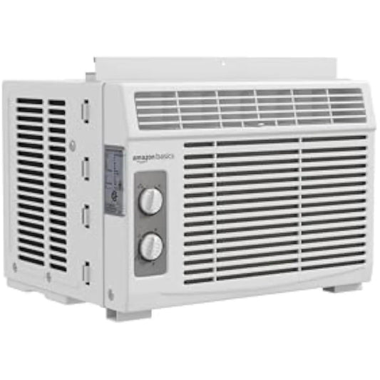 5000-24000BTU WIFI Small Window Air Conditioner, 150-1500 Sqf, Window AC Units with Cool and Fan Functions, Washable Filter