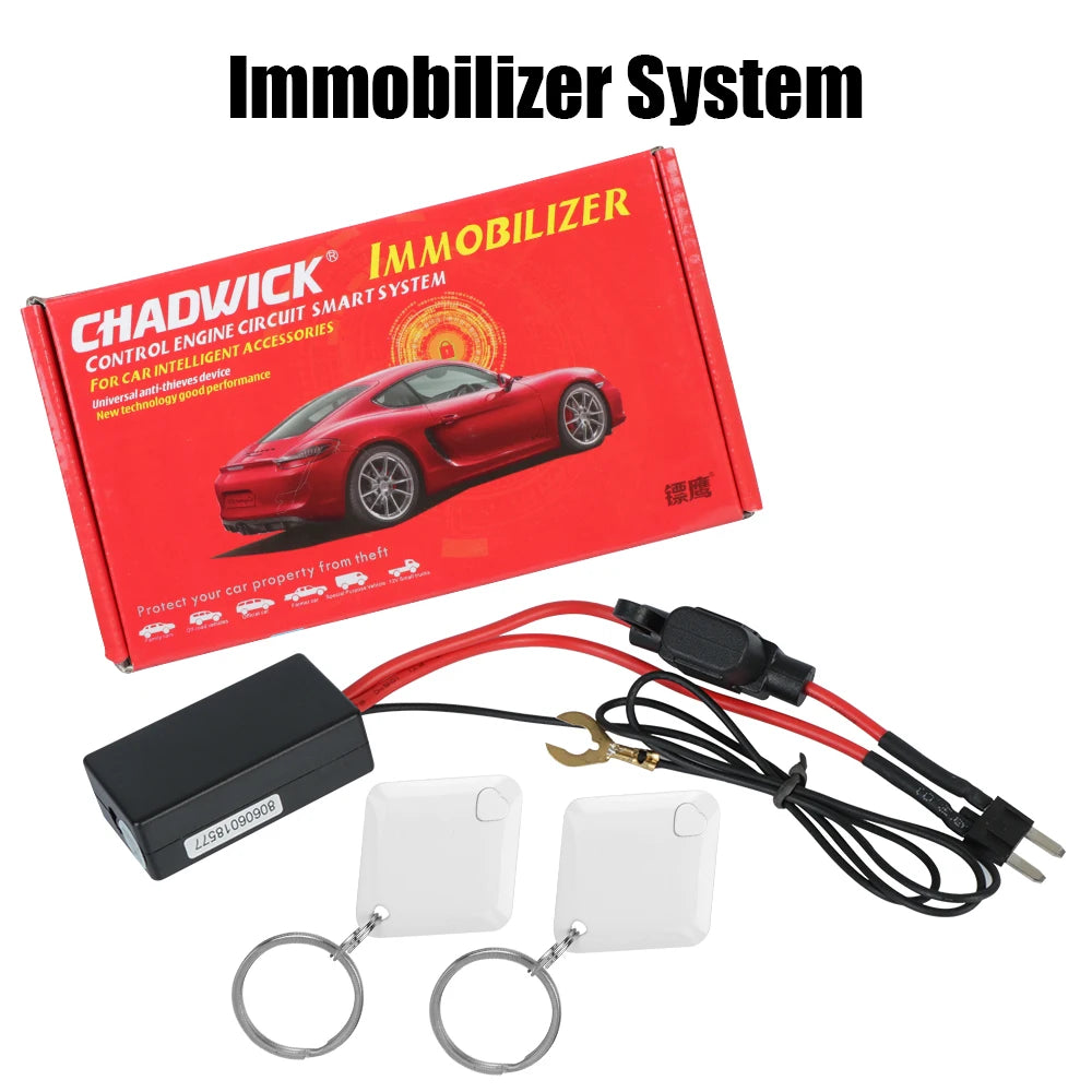 Gasline Car Motorcycle Wireless Anti Theft System 12V Engine Lock RFID M506 Immobilizer