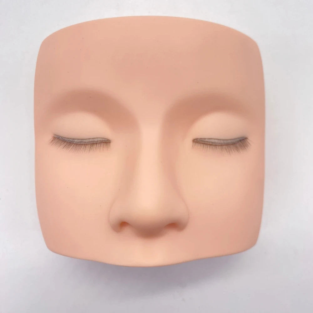 3D Lashes Eyelash Extension Mannequin Head High Quality Silicone Practice Tool Realistic Texture