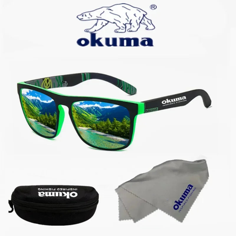 Okuma Polarized Sunglasses UV400 for Men and Women Outdoor Activities Hunting Fishing Driving Biking