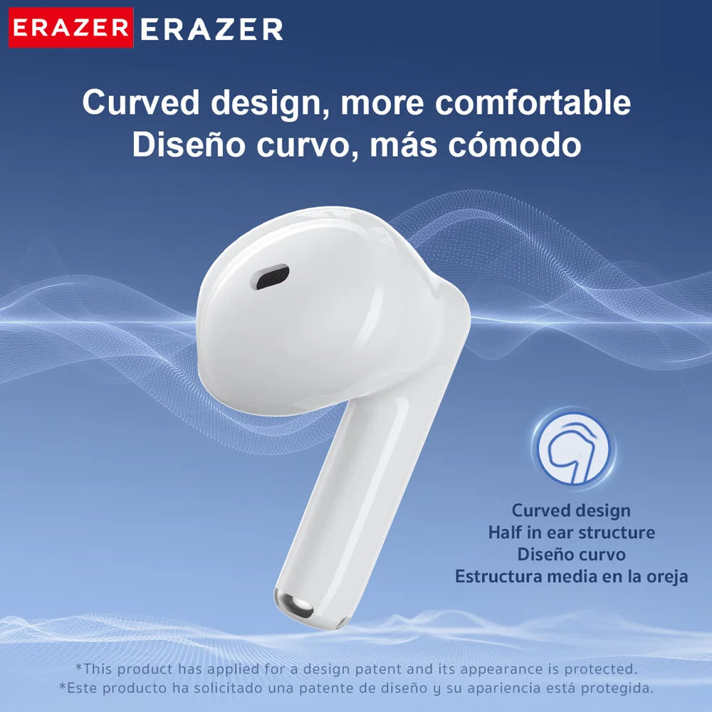 AI Earphones Translator Erazer XT92PRO Bluetooth Earphones Real-Time Translation Earbuds DIY App ASMR Wireless Headphones