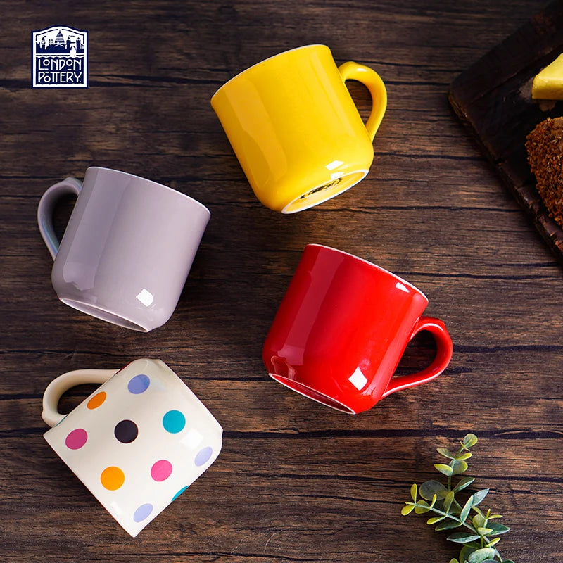 London Pottery 250ML mug coffee cups ceramics & pottery drink items coffee mug colorful drinkware coffee and tea tools for mate