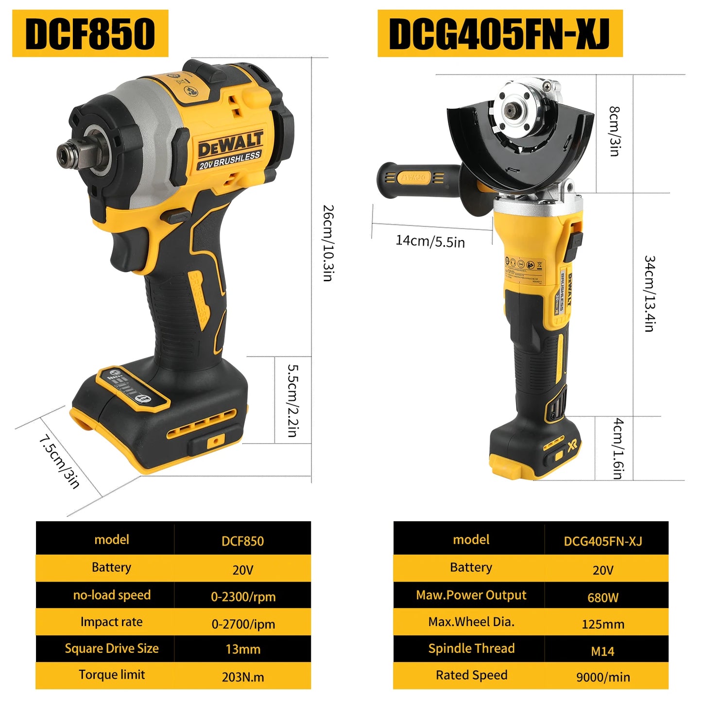2025 DeWalt Lithium Brushless Electric Screwdriver Impact Tool