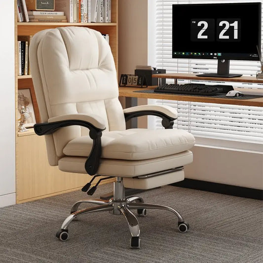 Computer Chair, Home, Comfortable, Reclining, Office Chair, Sedentary, Sofa, Boss, Study, Desk, Bedroom, Backrest, Chair