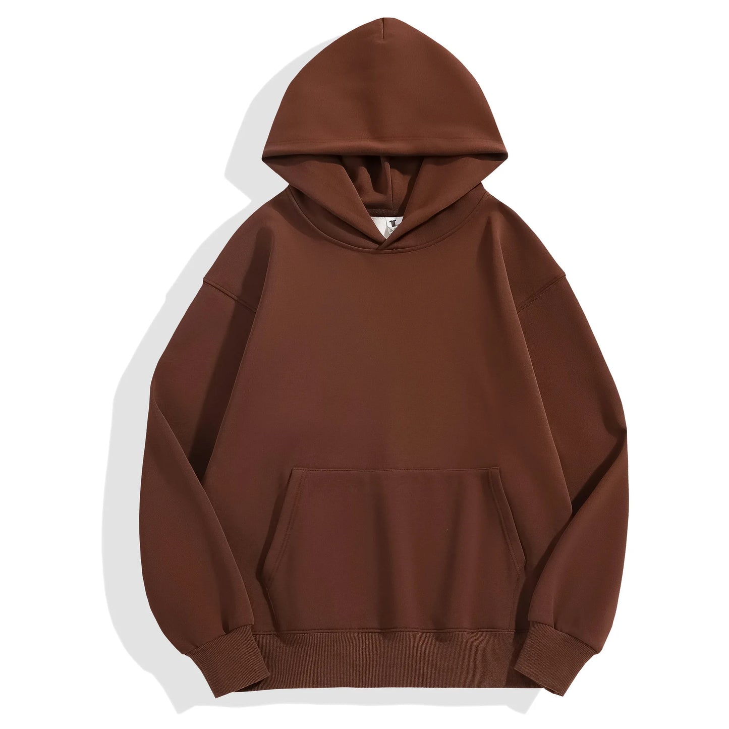 16.9oz 480gsm Heavy Weight Cotton Plus Velvet Hooded Sweater for Men and Women Thick Polar Fleece Pullover Hoodie