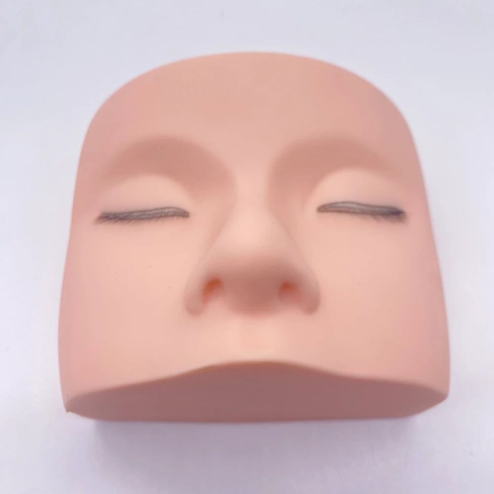3D Lashes Eyelash Extension Mannequin Head High Quality Silicone Practice Tool Realistic Texture
