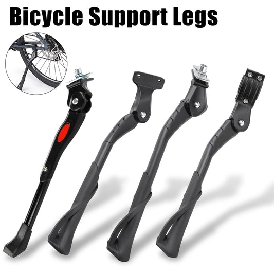 Adjustable Aluminium Alloy Bicycle Kickstand for MTB Snow Folding Bikes 16-24 Inch Support Legs Accessories