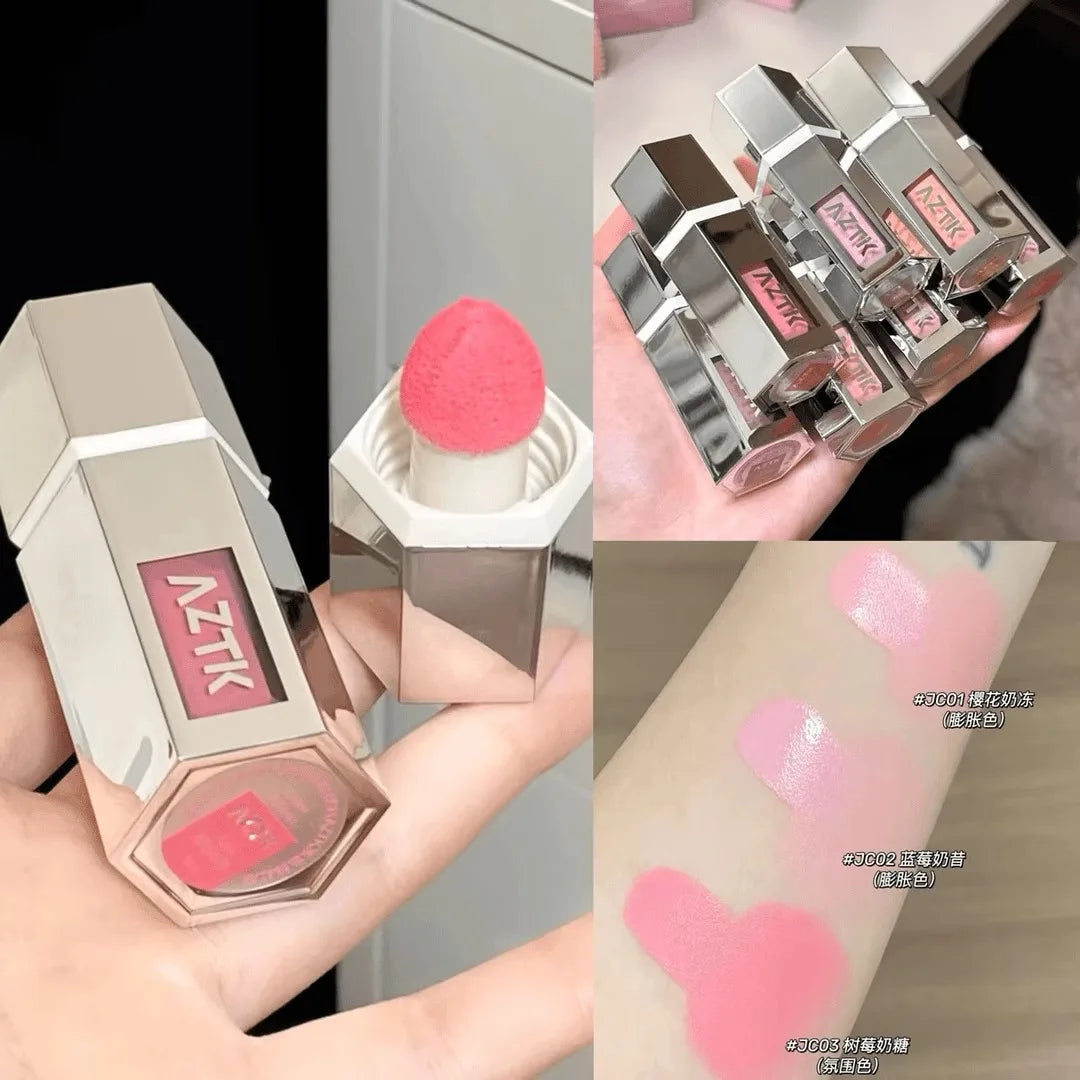 Aztk Liquid Blusher Tanned Jello Color Moisturizing Long Lasting Cheek Face Makeup 5ml